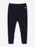 Rib Knit Leggings in Organic Cotton for Babies by PETIT BATEAU navy blue 