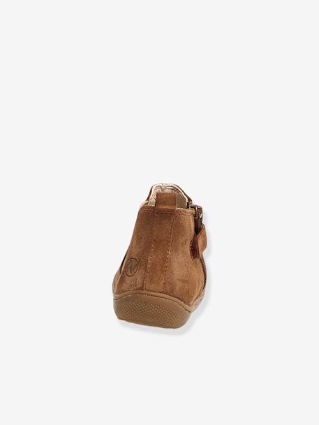 Chelsea Boots for Baby, Sally by NATURINO®, Designed for First Steps brown+gold 