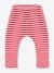 Striped Double Knit Trousers for Babies - PETIT BATEAU red 