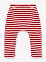 Baby-Trousers & Jeans-Striped Double Knit Trousers for Babies - PETIT BATEAU