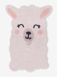 Bedding & Decor-Decoration-Rugs-Washable Cotton Rug, Smile Like a Llama by LORENA CANALS