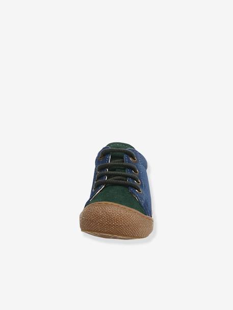 Ankle Boots for Baby, Cocoon by NATURINO®, Designed for First Steps brown+indigo 