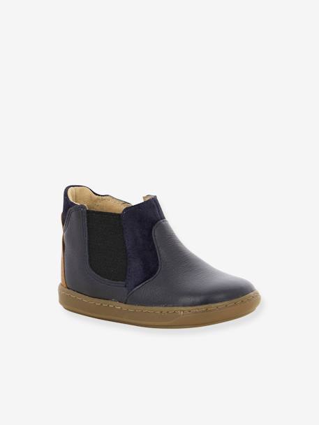 Boots for Babies, Bouba Chelsea Formosa SHOO POM® caramel+navy blue 