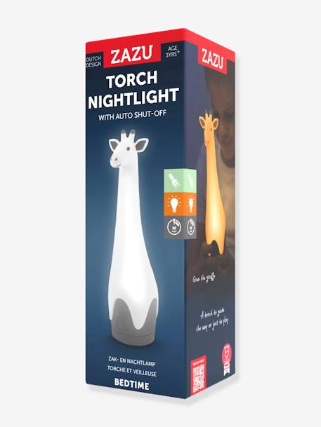 Gina the Giraffe Torch & Nightlight - ZAZU grey 