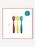 Set of 12 Airtight Pots + 3 Soft Spoons, Babybols Multi Set by BABYMOOV Multi 