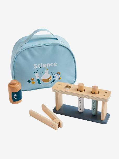 Chemistry Set in FSC® Wood WHITE LIGHT SOLID WITH DESIGN 