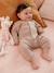 Long Sleeve Jumpsuit in Rib Knit for Babies Beige+Dark Blue+marl grey 