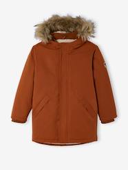 Boys-Coats & Jackets-Parkas & Coats-Hooded Parka with Sherpa Lining & Recycled Polyester Padding, for Boys