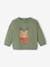 Christmas Sweatshirt for Babies sage green 