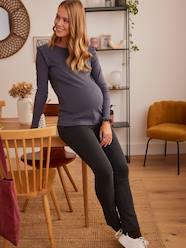 Maternity-Trousers-Straight Leg Jeans for Maternity, Inside Leg 75 cm