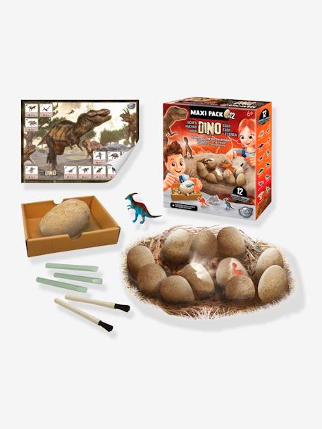 Maxi Pack 12 Dino Eggs - BUKI orange 