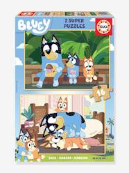 -2 Wooden Super Puzzles, 16 Pieces - Bluey - EDUCA