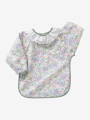 Nursery-Mealtime-Bib with Long Sleeves & Collar