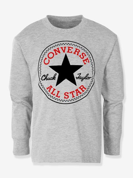 Long Sleeve Top for Children, Chuck Patch by CONVERSE grey 