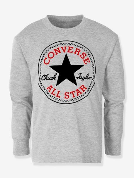 Long Sleeve Top for Children, Chuck Patch by CONVERSE grey 