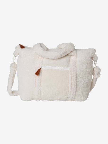 Changing Bag in Sherpa, Pluma beige 