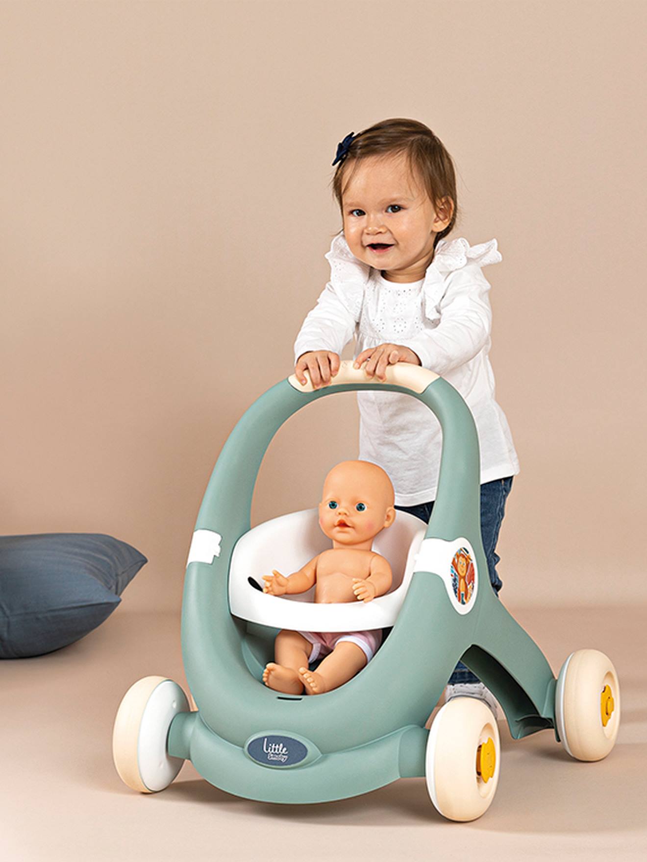 Green hot sale baby walker