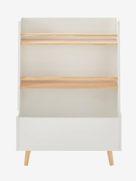 Bookcase with Reversible Background, Hanoi WHITE MEDIUM 2 COLOR/MULTICOL 