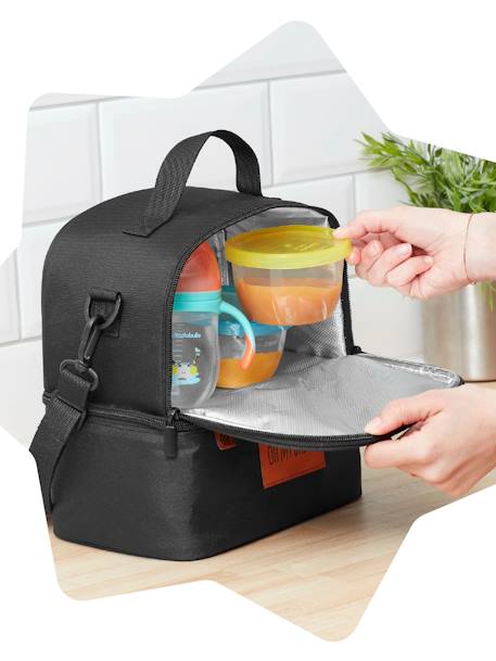 Pick & Go Isothermal Lunch Bag, by BADABULLE Black 