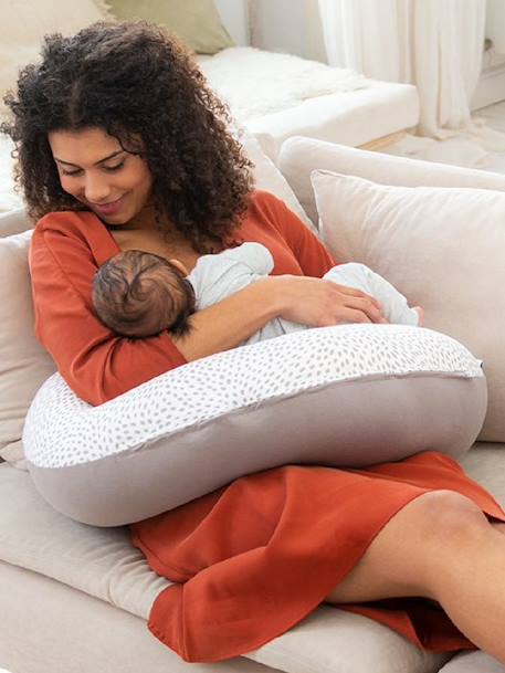 Doomoo Buddy Cushion for Nursing, by BABYMOOV beige+Dark Beige+Grey/Print+rose+terracotta 