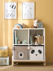 Bedroom Furniture & Storage-Storage-Storage Boxes & Baskets-Set of 2 Boxes, in Fabric, Panda Koala