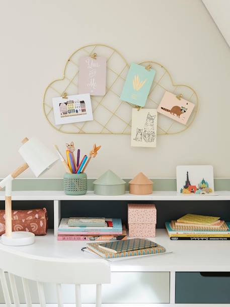 Cloud picture board in brass Gold 