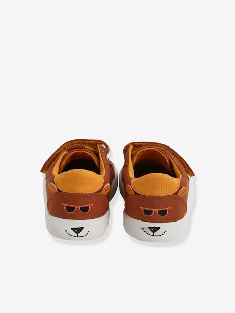 Fabric Trainers with Touch Fasteners, for Baby Boys brown+dark brown 