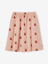 -Long, Printed Skirt for Girls