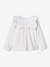 Blouse with Ruffles in Broderie Anglaise, for Girls coral+ecru+sky blue 