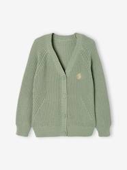 Girls-Rib Knit Cardigan for Girls