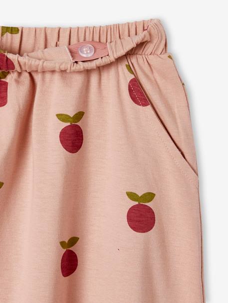 Long, Printed Skirt for Girls azure+rosy 