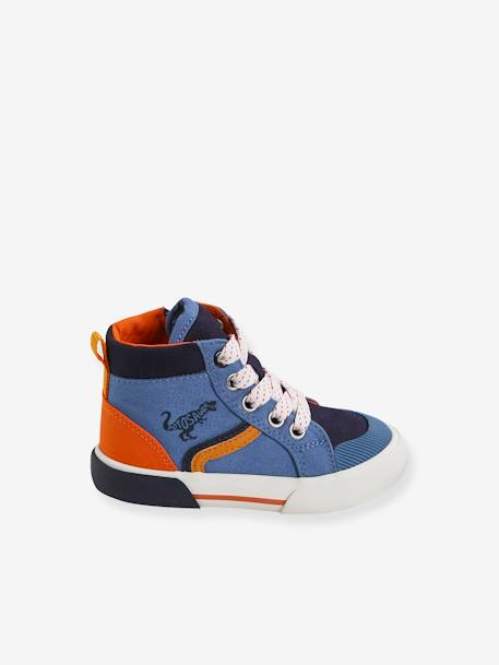 Trainers with Laces & Zips for Babies blue 