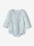 Long Sleeve Bodysuit, Cloud, in Cotton Gauze for Newborn Babies sky blue 