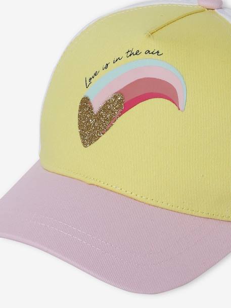 Pastel Cap for Girls pale yellow 