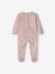 Pack of 3 Basic Sleepsuits in Interlock Fabric for Babies soft lilac 