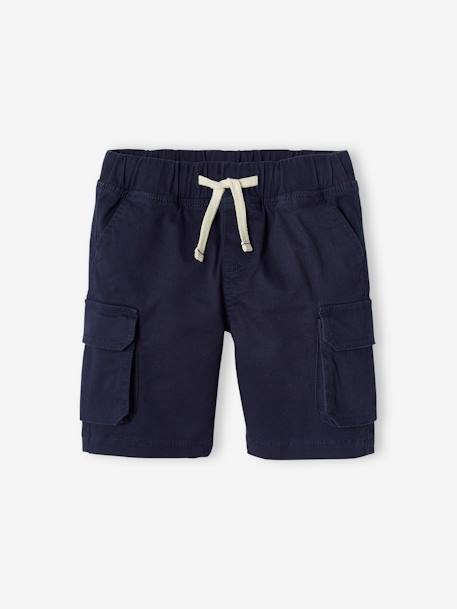 Cargo Shorts for Boys beige+khaki+navy blue 