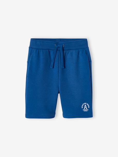 Bermuda Joggers in Fleece for Boys royal blue 