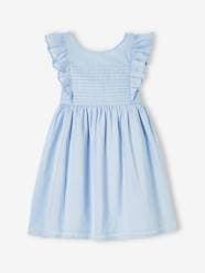 -Occasion Wear Frilly Dress with Open Back for Girls