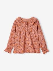 Girls-Blouse with Floral Print, for Girls