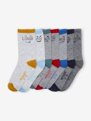 Boys-Underwear-Pack of 7 Pairs of Fun Weekday Socks