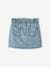 Denim Skirt with Floral Embroidery, for Girls double stone 