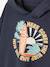 Hoodie with Large Graphic Motif, for Boys night blue 