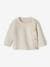 Jersey Knit Top, Opens at the Front, for Babies marl beige 