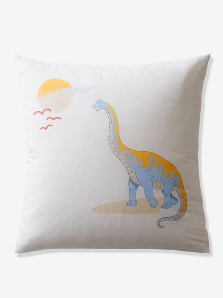 Jurassic Camp Bed Linen Set for Children printed white 