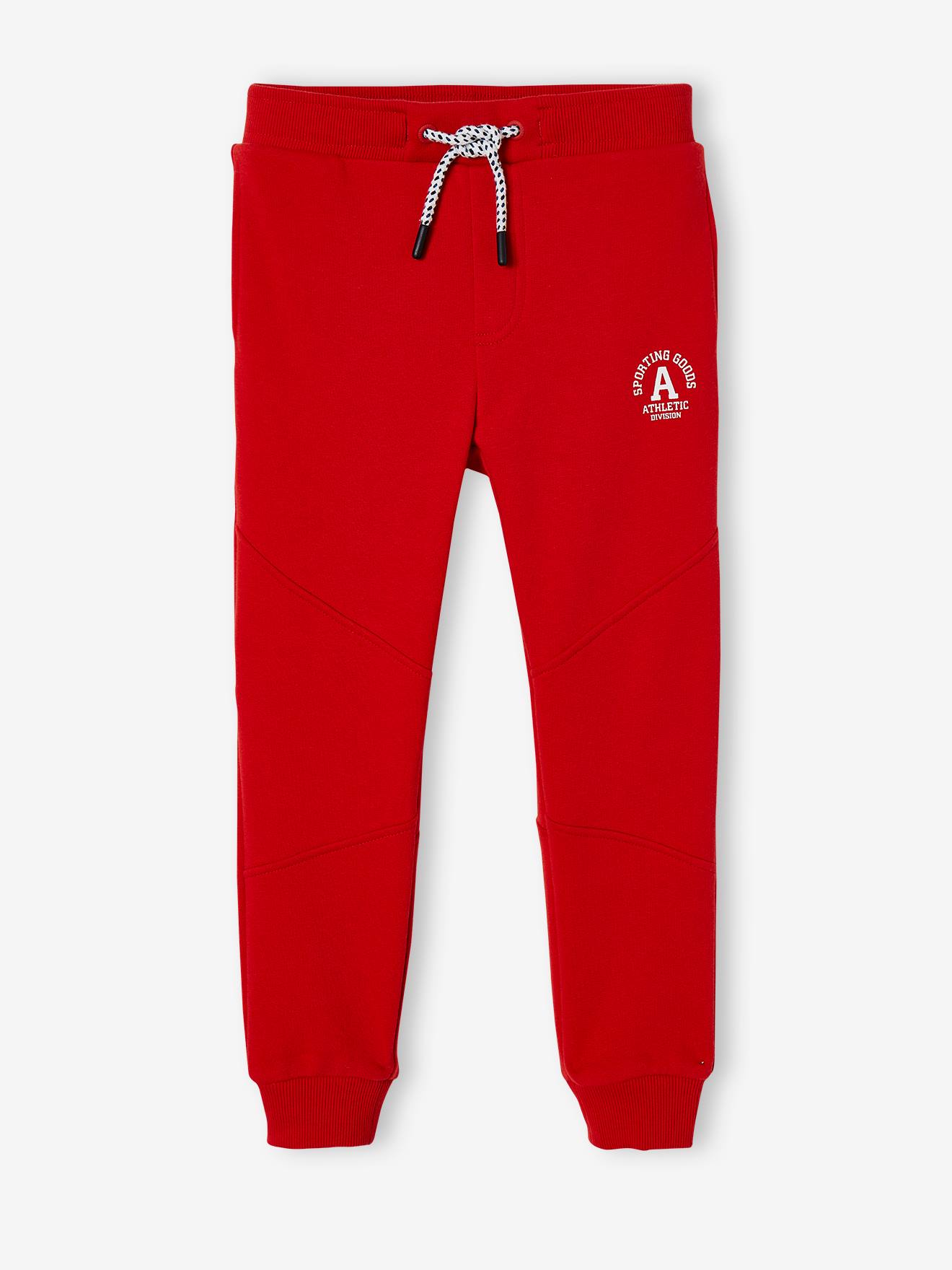 Blue and deals red joggers