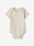 Pack of 5 Short Sleeve 'Elephant' Bodysuits for Babies ecru 