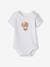 Pack of 5 Short Sleeve 'Elephant' Bodysuits for Babies ecru 