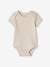 Pack of 5 'Beach' Bodysuits with Cutaway Shoulders for Babies aqua green 