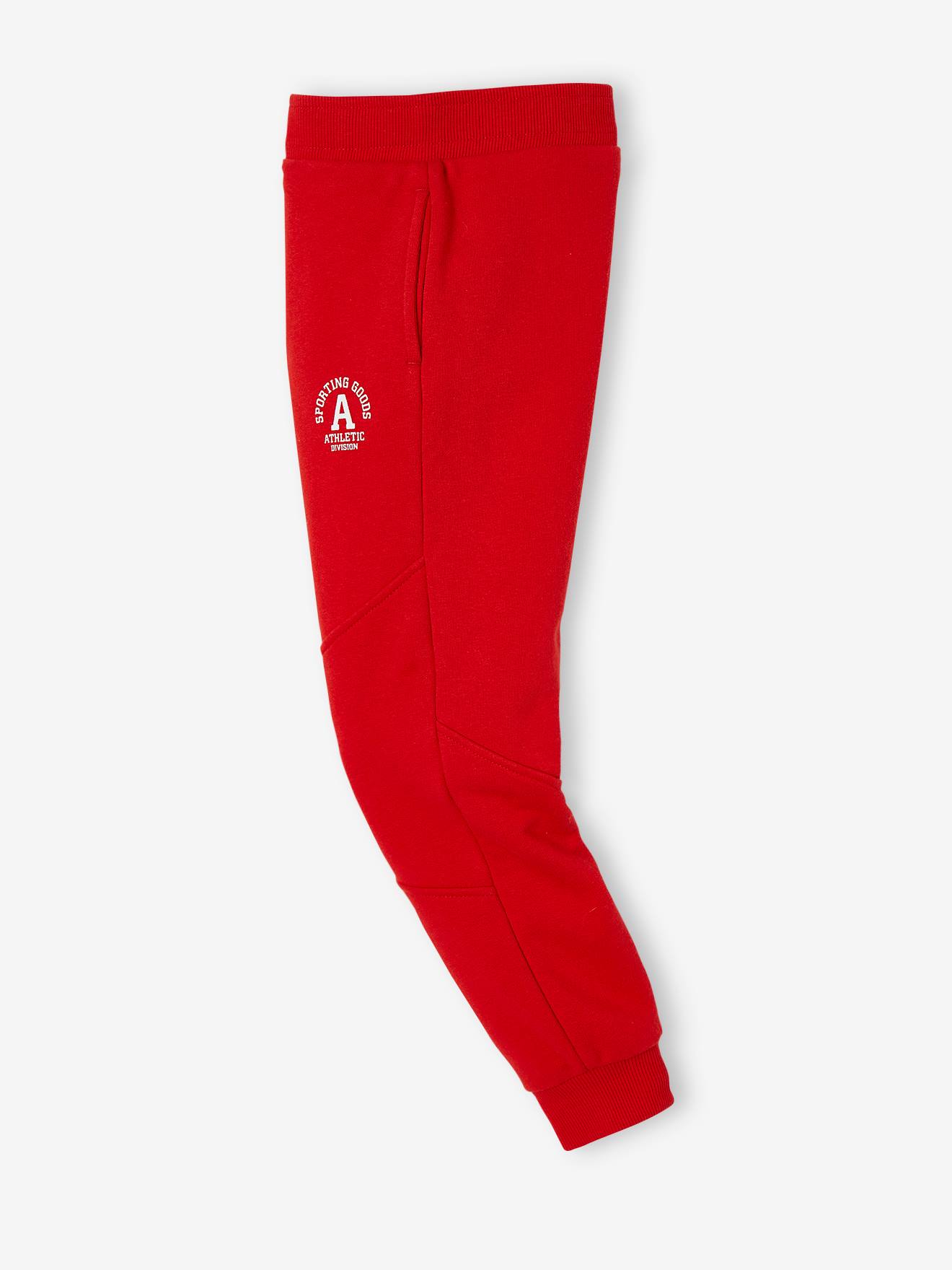 Red and blue sales joggers