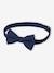 Plain Bow Tie for Boys navy blue 